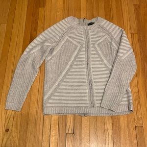 Limited Grey Sweater with Zipper Back